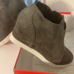 NWT Wedge Suede Shoes